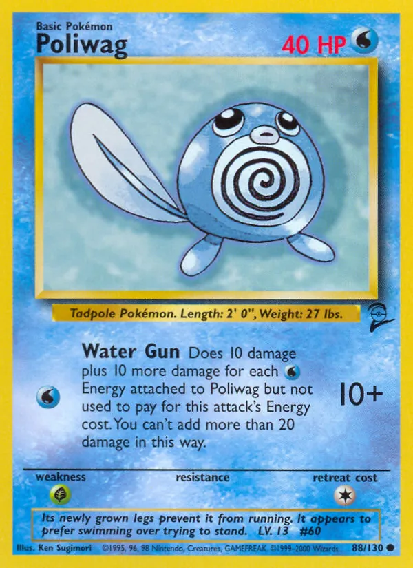 88 Poliwag – Base Set 2