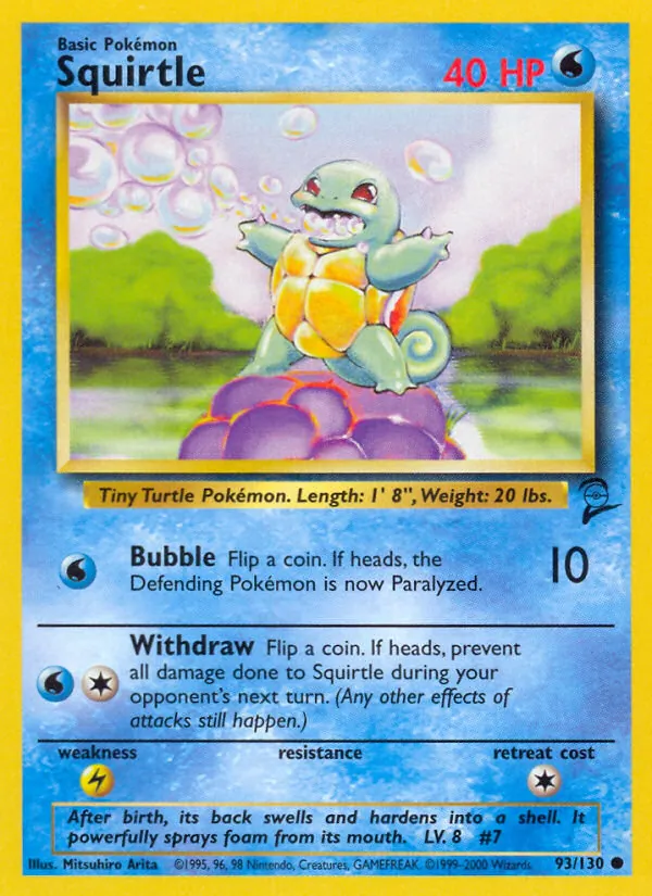 93 Squirtle – Base Set 2