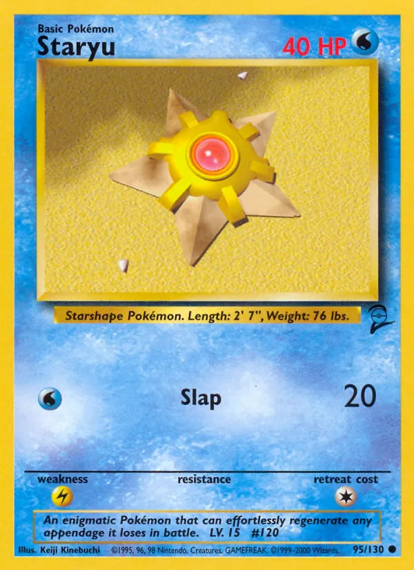 95 Staryu – Base Set 2