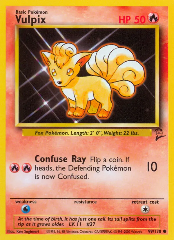 99 Vulpix – Base Set 2
