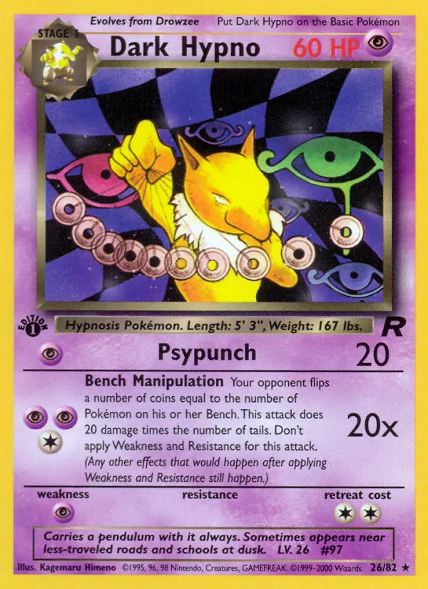26-1ED Dark Hypno – Team Rocket