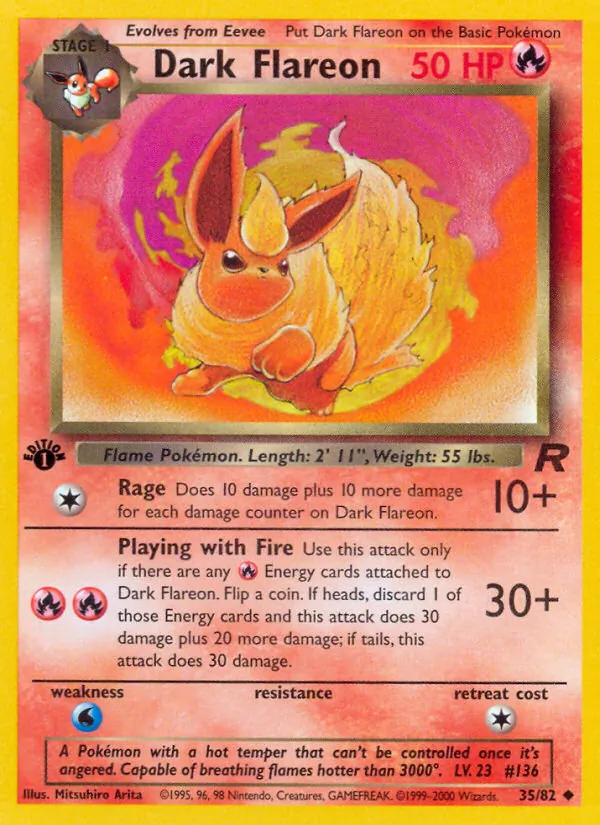 35-1ED Dark Flareon – Team Rocket