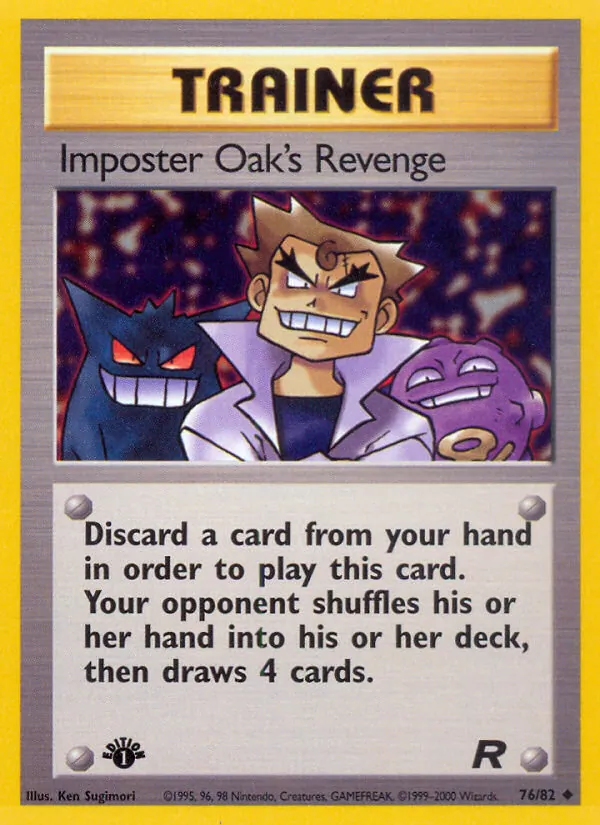 76-1ED Imposter Oak's Revenge – Team Rocket