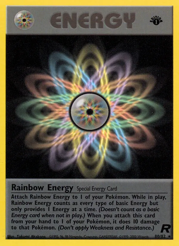 80-1ED Rainbow Energy – Team Rocket