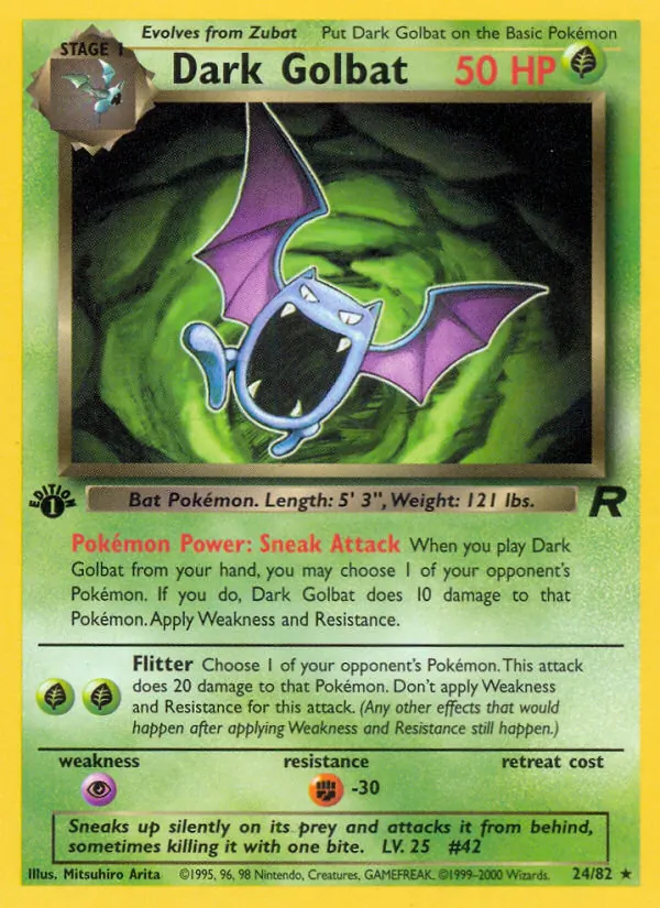 24 Dark Golbat – Team Rocket
