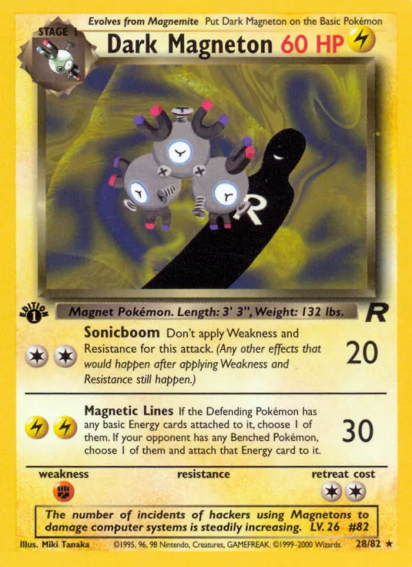 28 Dark Magneton – Team Rocket