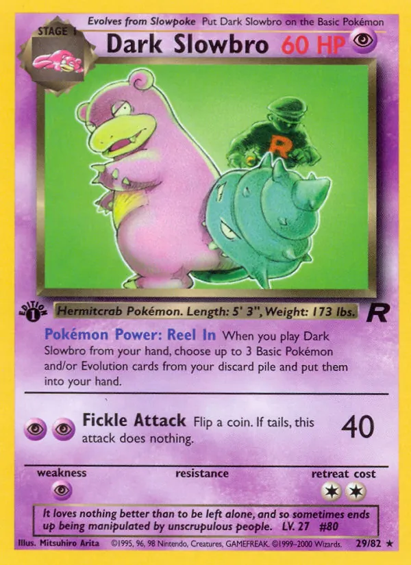 29 Dark Slowbro – Team Rocket