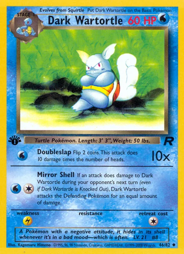 46 Dark Wartortle – Team Rocket