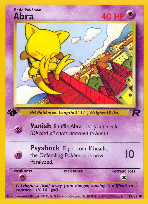 49 Abra – Team Rocket