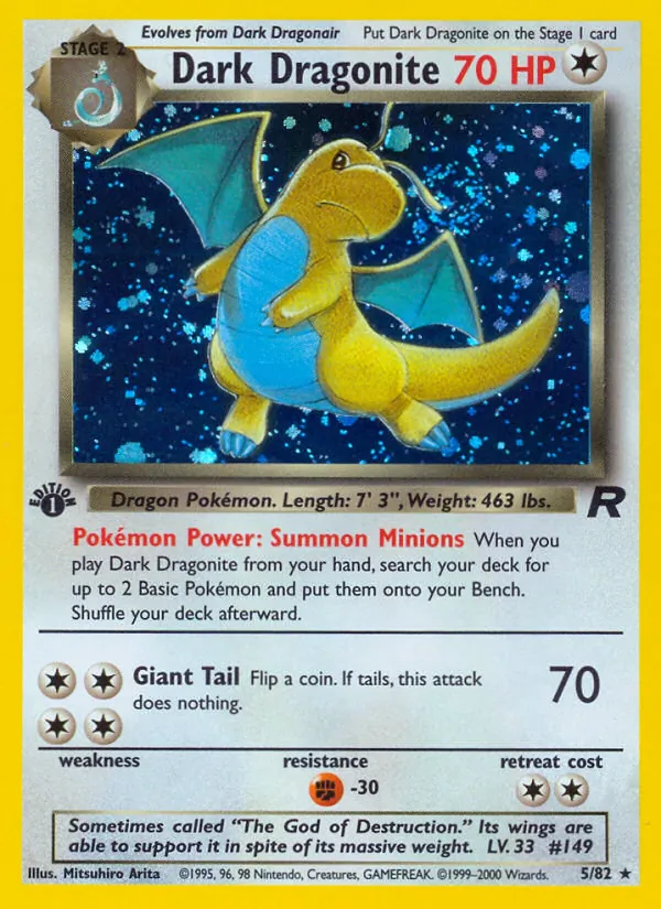5 Dark Dragonite – Team Rocket