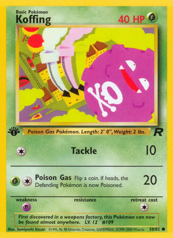58 Koffing – Team Rocket