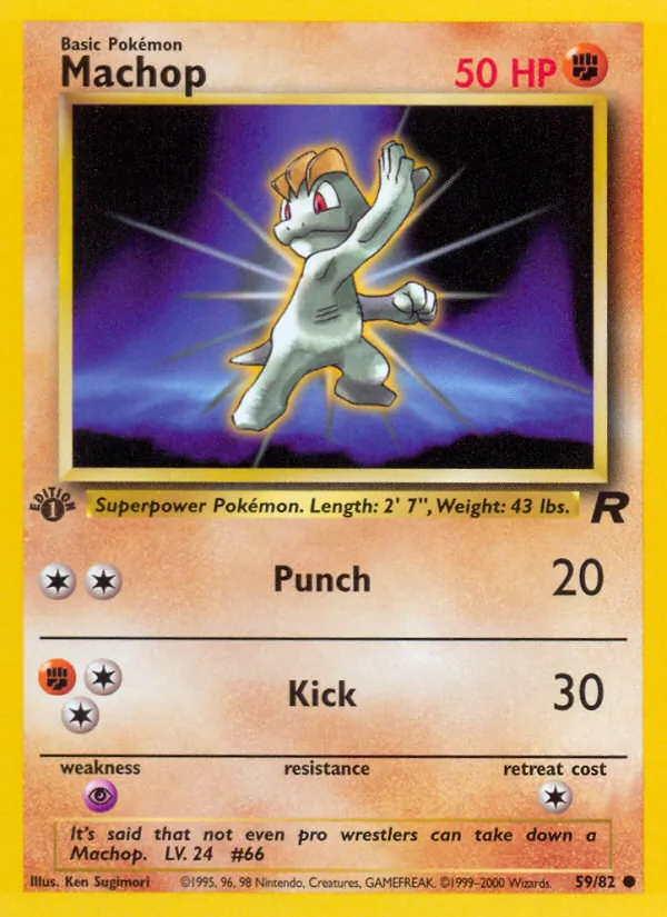 59 Machop – Team Rocket
