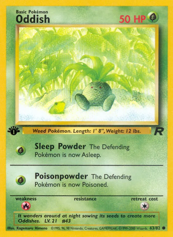 63 Oddish – Team Rocket