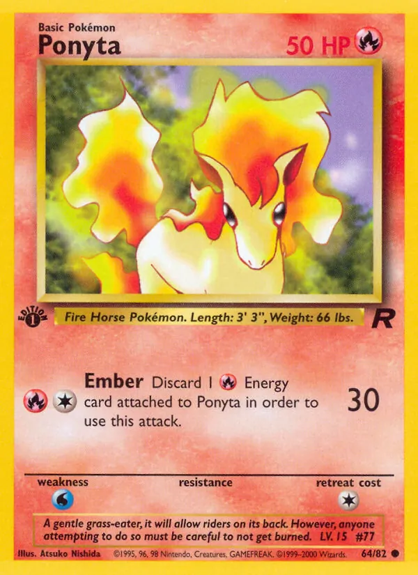64 Ponyta – Team Rocket