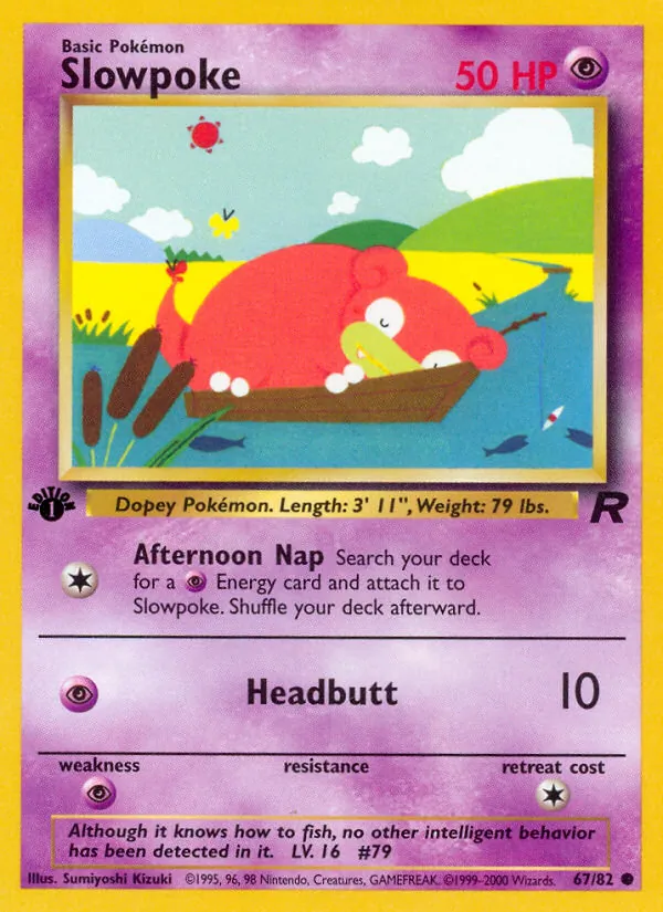 67 Slowpoke – Team Rocket