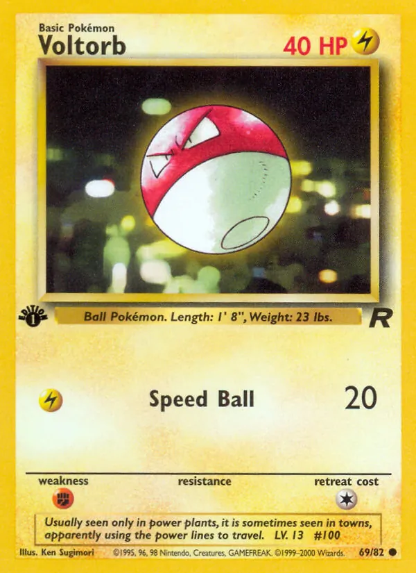 69 Voltorb – Team Rocket