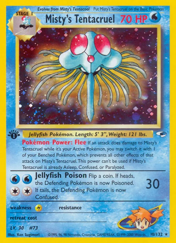 10-1ED Misty's Tentacruel – Gym Heroes