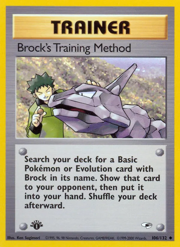 106-1ED Brock's Training Method – Gym Heroes