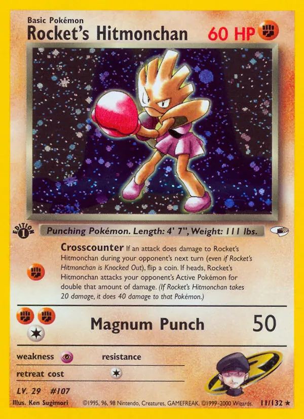 11-1ED Rocket's Hitmonchan – Gym Heroes