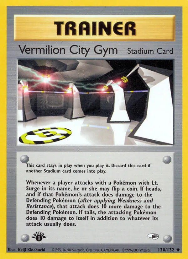 120-1ED Vermilion City Gym – Gym Heroes