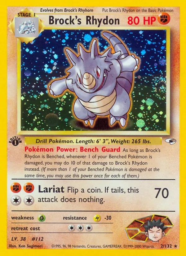 2-1ED Brock's Rhydon – Gym Heroes