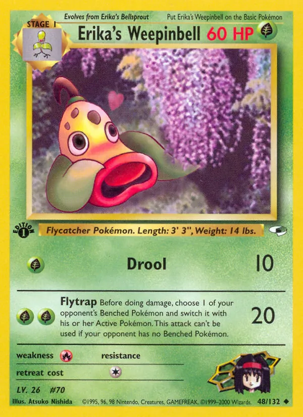 48-1ED Erika's Weepinbell – Gym Heroes