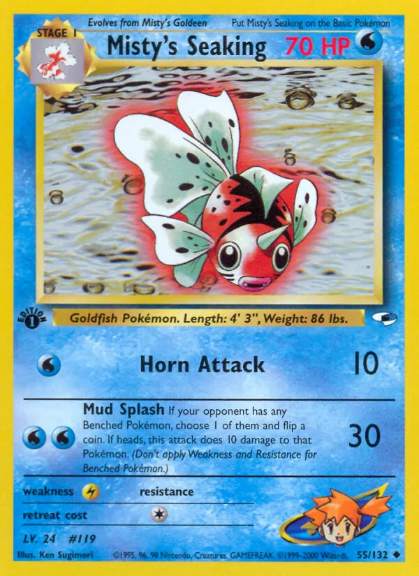 55-1ED Misty's Seaking – Gym Heroes