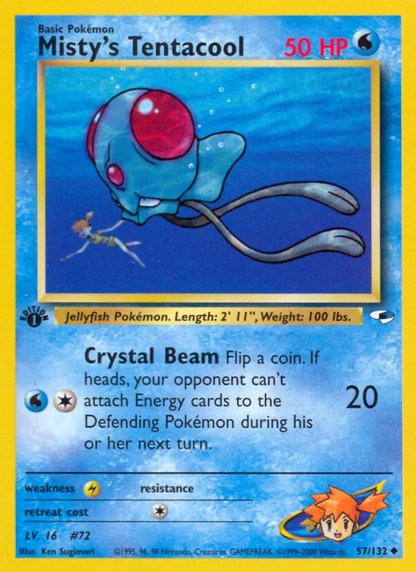 57-1ED Misty's Tentacool – Gym Heroes