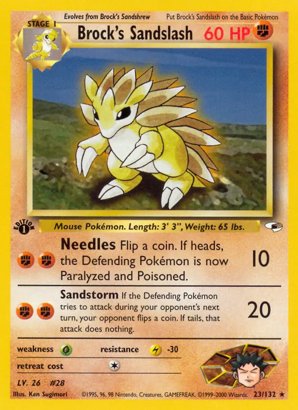 23 Brock's Sandslash – Gym Heroes
