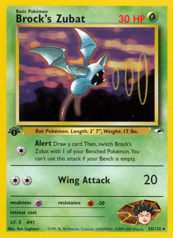 24 Brock's Zubat – Gym Heroes