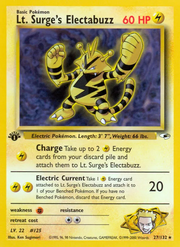 27 Lt. Surge's Electabuzz – Gym Heroes
