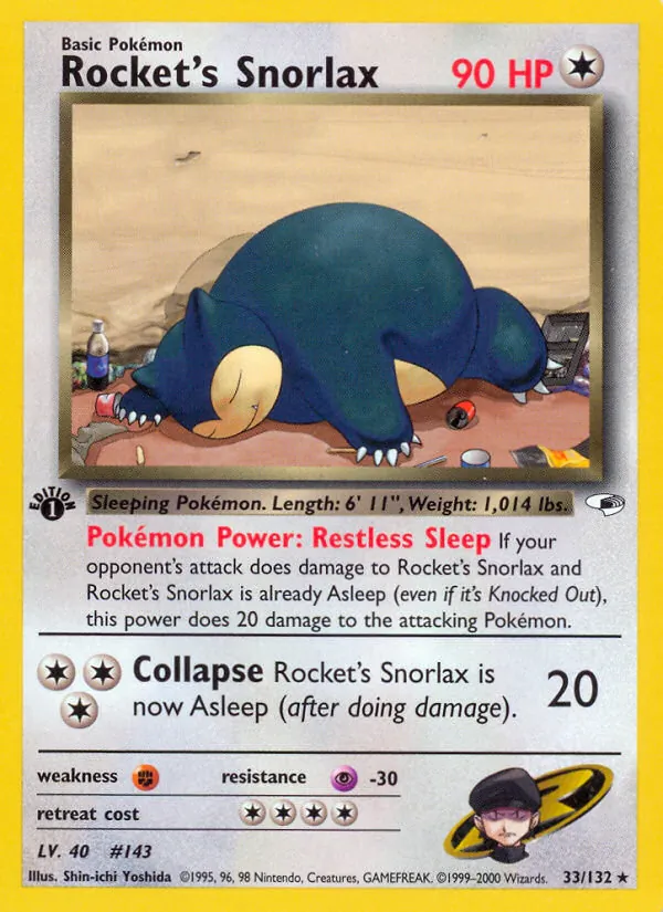 33 Rocket's Snorlax – Gym Heroes