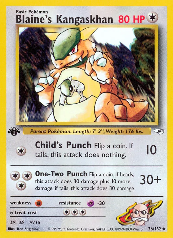 36 Blaine's Kangaskhan – Gym Heroes