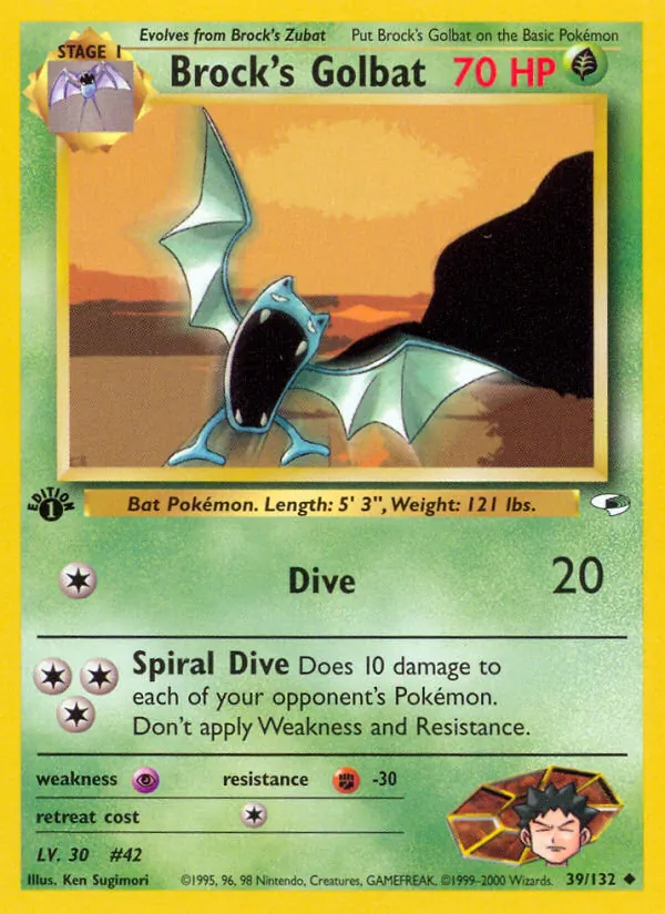 39 Brock's Golbat – Gym Heroes