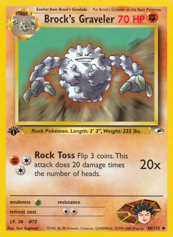 40 Brock's Graveler – Gym Heroes