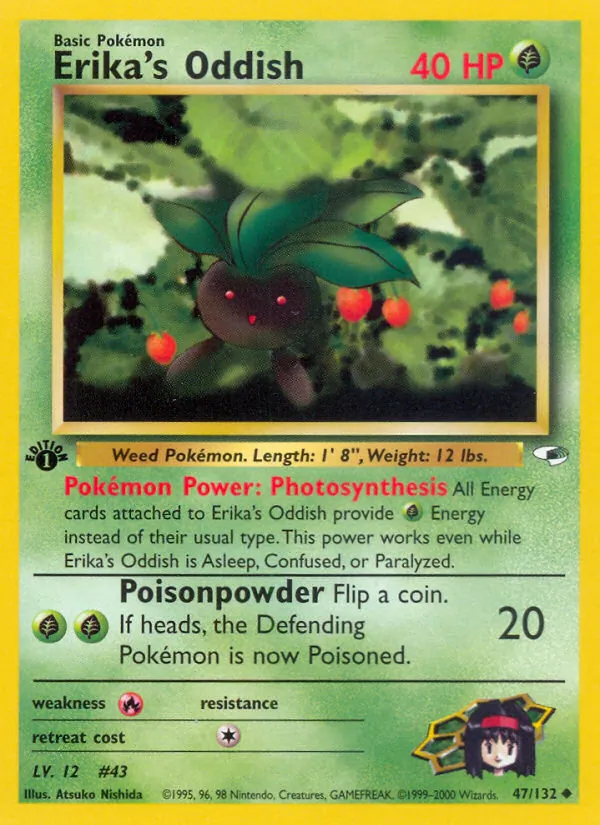 47 Erika's Oddish – Gym Heroes