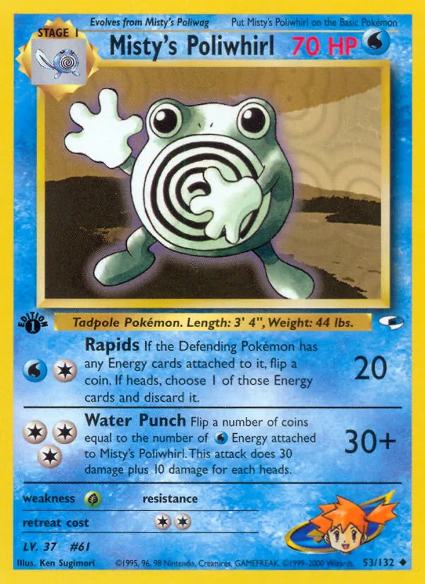 53 Misty's Poliwhirl – Gym Heroes