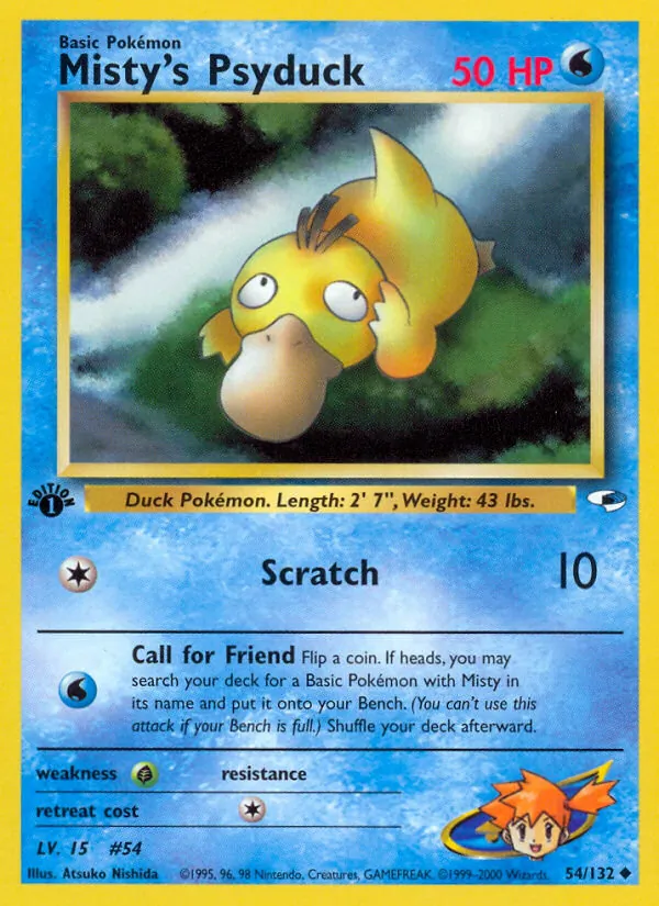 54 Misty's Psyduck – Gym Heroes