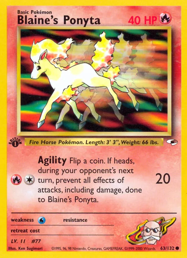 63 Blaine's Ponyta – Gym Heroes