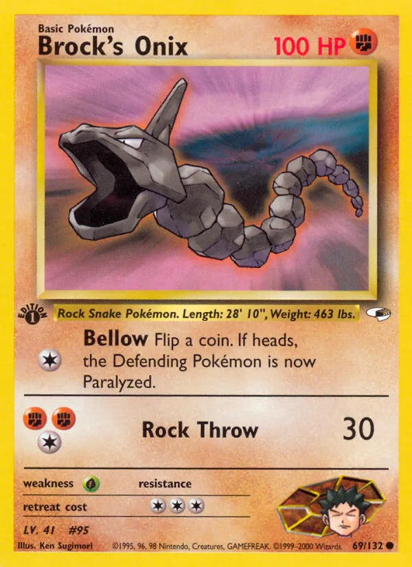 69 Brock's Onix – Gym Heroes
