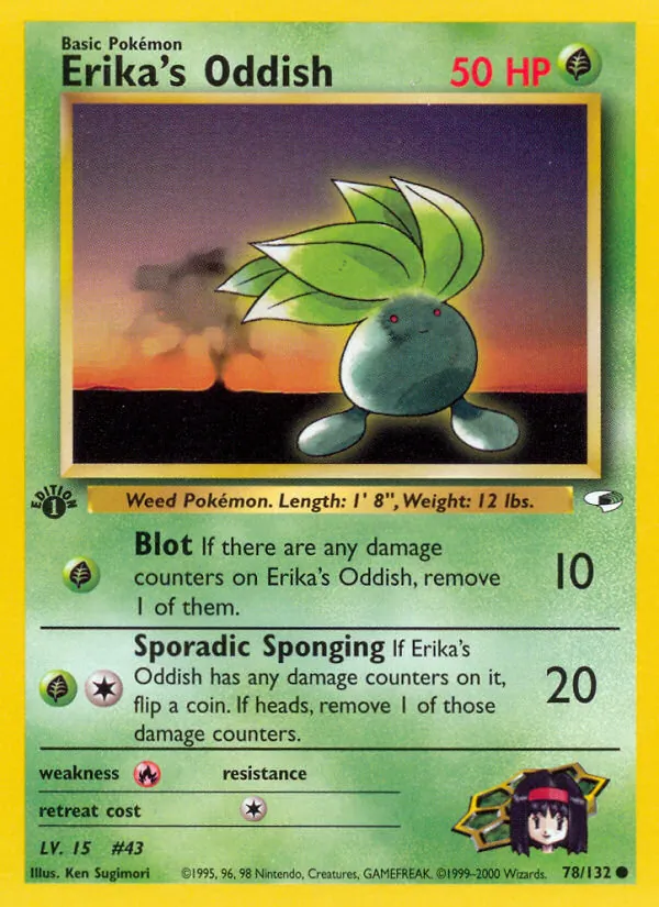 78 Erika's Oddish – Gym Heroes
