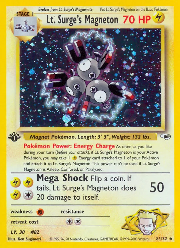 8 Lt. Surge's Magneton – Gym Heroes