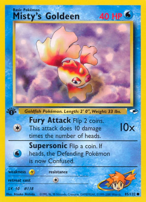 85 Misty's Goldeen – Gym Heroes