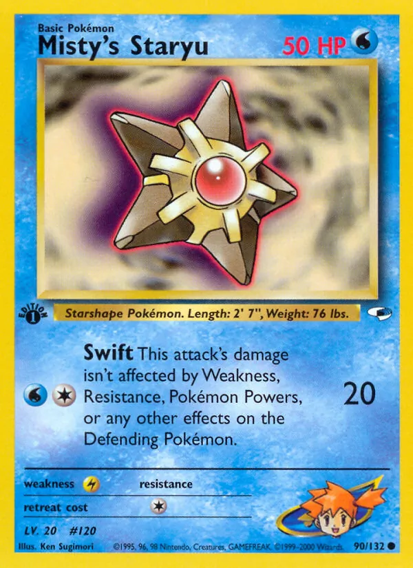 90 Misty's Staryu – Gym Heroes