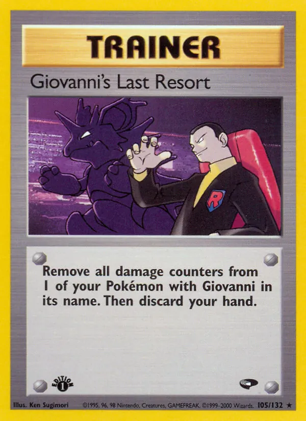 105-1ED Giovanni's Last Resort – Gym Challenge