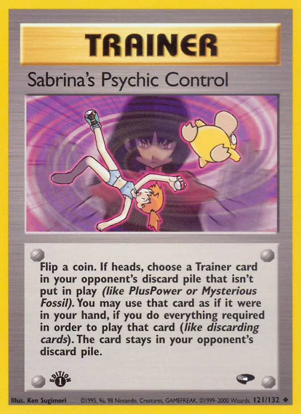 121-1ED Sabrina's Psychic Control – Gym Challenge