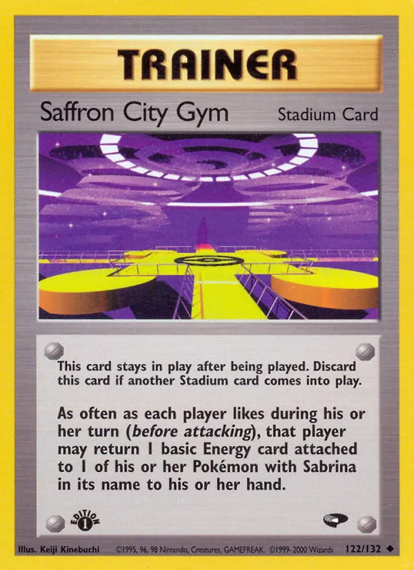 122-1ED Saffron City Gym – Gym Challenge