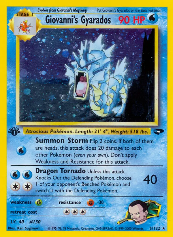 5-1ED Giovanni's Gyarados – Gym Challenge