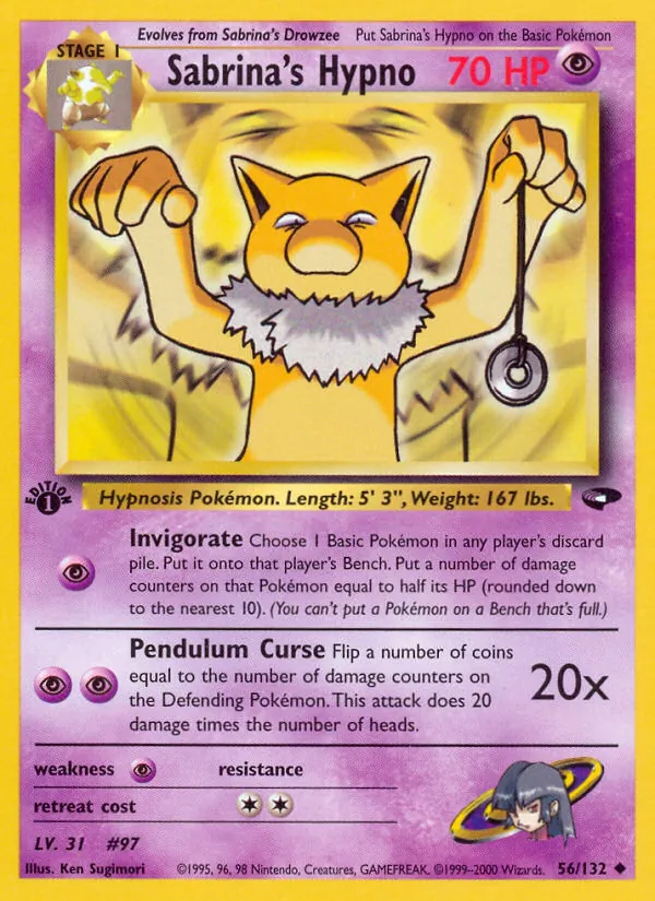 56-1ED Sabrina's Hypno – Gym Challenge
