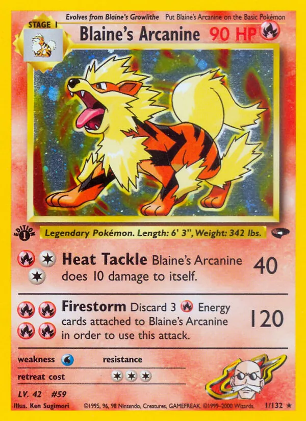 1 Blaine's Arcanine – Gym Challenge